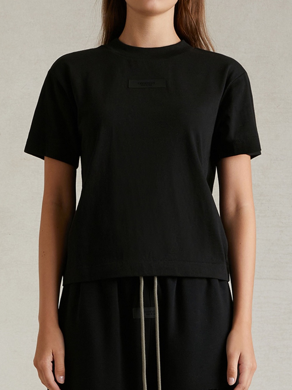 Fear of God Essentials Women's Black T-
Shirt XXS